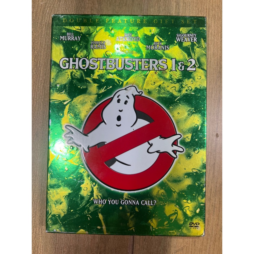 Ghostbusters 1 & 2‎ Double Feature Gift Set DVD with Movie Scrapbook Green Slime
